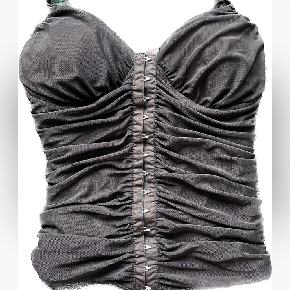 Black Bustier Top